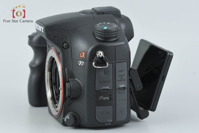 【中古】SONY ソニー α77 SLT-A77V デジタル一眼カメラ