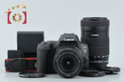 [Used] Canon EOS Kiss X9 Double Zoom Kit Black