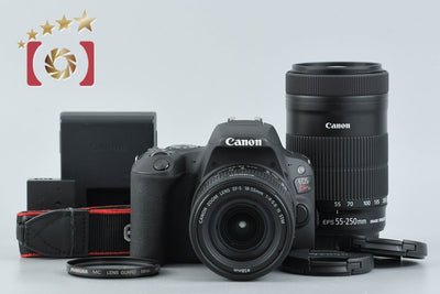 [Used] Canon EOS Kiss X9 Double Zoom Kit Black