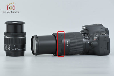 [Used] Canon EOS Kiss X9 Double Zoom Kit Black