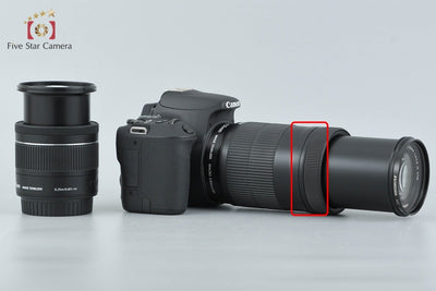 [Used] Canon EOS Kiss X9 Double Zoom Kit Black