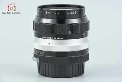 【中古】Nikon ニコン NIKKOR-O Auto 35mm f/2