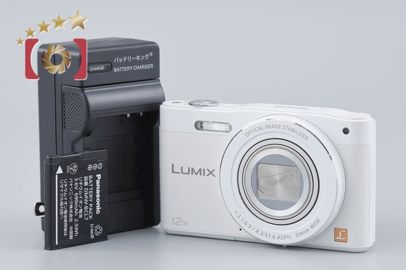[Used] Panasonic LUMIX DMC-SZ8 White Compact Digital Camera