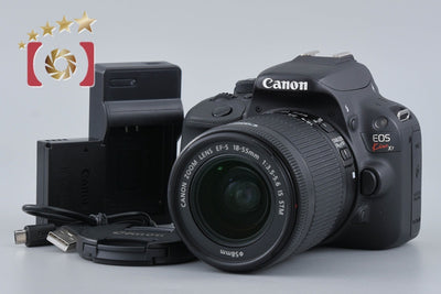 Used] Canon EOS Kiss X7 EF-S 18-55mm IS STM Lens Kit Black