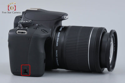 Used] Canon EOS Kiss X7 EF-S 18-55mm IS STM Lens Kit Black