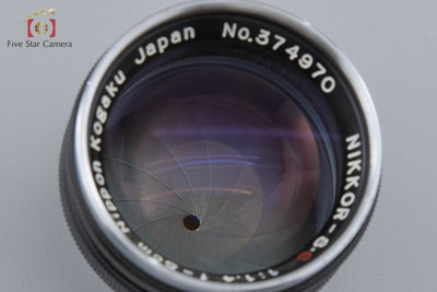 [Used] Nikon Nikkor-S.C 50mm f/1.4 Nikon S Mount