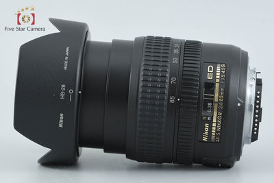 【中古】Nikon ニコン AF-S NIKKOR 24-85mm f/3.5-4.5 G ED
