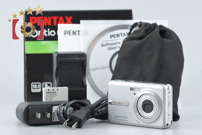 中古】PENTAX ペンタックス Optio E85 シルバー コンパクトデジタル