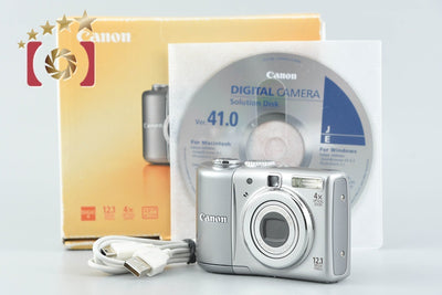 【中古】Canon キヤノン Powershot A1100 IS シルバー コンパクトデジタルカメラ 元箱付き