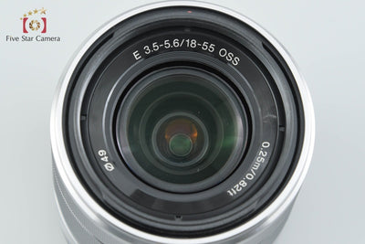 【中古】SONY ソニー E 18-55mm f/3.5-5.6 OSS SEL1855 シルバー