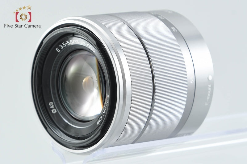 中古】SONY ソニー E 18-55mm f/3.5-5.6 OSS SEL1855 シルバー – Five 