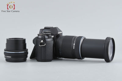 【中古】OLYMPUS オリンパス OM-D E-M10 Mark III EZ ダブルズームキット ブラック