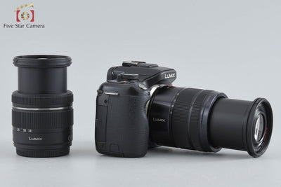 【中古】Panasonic パナソニック LUMIX DMC-G5 ブラック ダブルズームレンズキット
