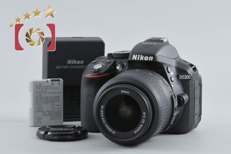 [Used] Nikon D5300 Black + AF-S DX NIKKOR 18-55mm f/3.5-5.6 G VR