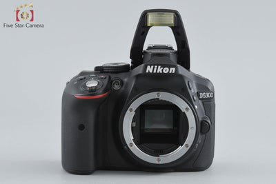 【中古】Nikon ニコン D5300 ブラック + AF-S DX NIKKOR 18-55mm f/3.5-5.6 G VR