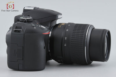 【中古】Nikon ニコン D5300 ブラック + AF-S DX NIKKOR 18-55mm f/3.5-5.6 G VR
