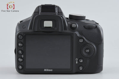 [Used] Nikon D3200 Black Digital SLR Camera
