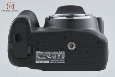 [Used] Nikon D3200 Black Digital SLR Camera
