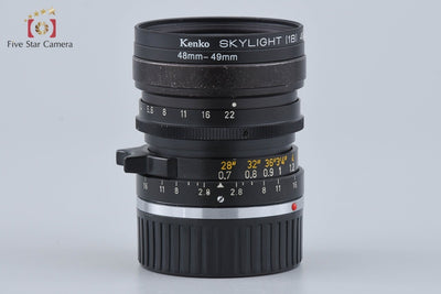 【中古】Leica ライカ ELMARIT 28mm f/2.8 第2世代 カナダ製 ライカMマウント
