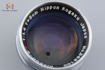 [Used] Nikon NIKKOR-S.C 50mm f/1.4 Silver Nikon S Mount