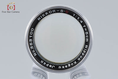 [Used] Nikon NIKKOR-S.C 50mm f/1.4 Silver Nikon S Mount