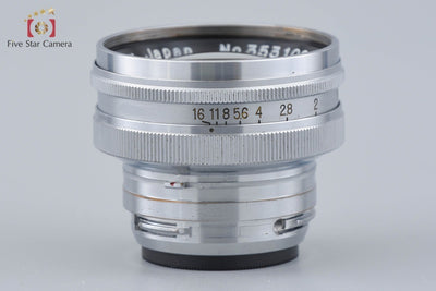 [Used] Nikon NIKKOR-S.C 50mm f/1.4 Silver Nikon S Mount