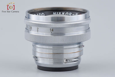 [Used] Nikon NIKKOR-S.C 50mm f/1.4 Silver Nikon S Mount