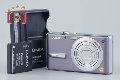 【中古】Panasonic パナソニック LUMIX DMC-FX9 モーブグレー コンパクトデジタルカメラ