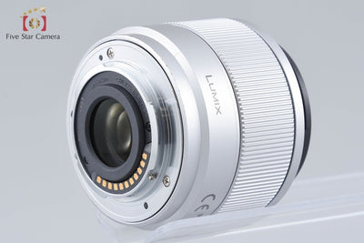 【中古】Panasonic パナソニック LUMIX G 25mm f/1.7 ASPH. H-H025 シルバー