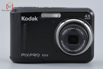 Used: KODAK PIXPRO FZ43 Black Compact Digital Camera