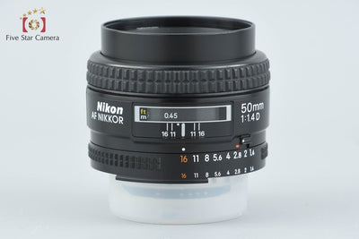 [Used] Nikon AF NIKKOR 50mm f/1.4 D with original box