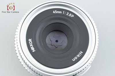 [Used] Nikon Nikkor Ai-S 45mm f/2.8 P Silver