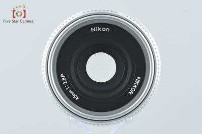 [Used] Nikon Nikkor Ai-S 45mm f/2.8 P Silver