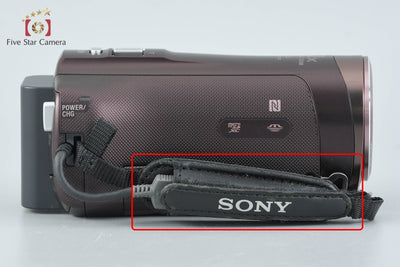 【中古】SONY ソニー HANDYCAM HDR-CX480 ボルドーブラウン デジタルビデオカメラ 多言語対応