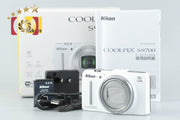 [Used] Nikon COOLPIX S9700 Elegant White Compact Digital Camera with Original Box