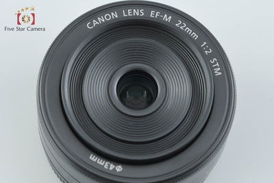 [Used] Canon EF-M 22mm f/2 STM Black