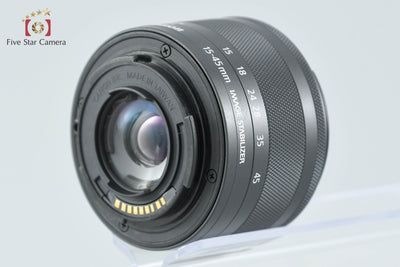 Used: Canon EF-M 15-45mm f/3.5-6.3 IS STM Black