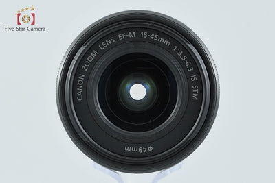 Used: Canon EF-M 15-45mm f/3.5-6.3 IS STM Black