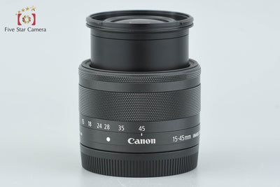 Used: Canon EF-M 15-45mm f/3.5-6.3 IS STM Black