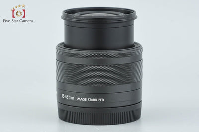 Used: Canon EF-M 15-45mm f/3.5-6.3 IS STM Black