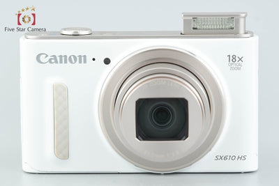 [Used] Canon PowerShot SX610 HS White Compact Digital Camera