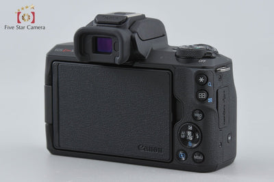 [Used] Canon EOS Kiss M Double Zoom Kit Black with Original Box