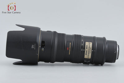 [Used] Nikon AF-S NIKKOR 70-200mm f/2.8 G ED VR with original box