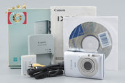 [Used] Canon IXY 200F Silver Compact Digital Camera with Original Box