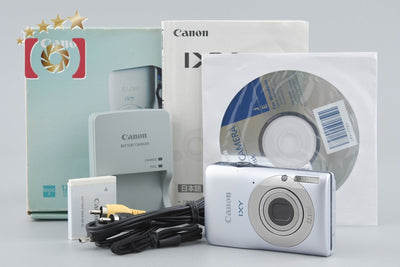 [Used] Canon IXY 200F Silver Compact Digital Camera with Original Box