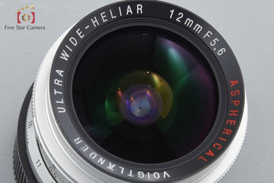 [Used] Voigtlander ULTRA WIDE-HELIAR 12mm f/5.6 Aspherical Silver L39 Leica Screw Mount