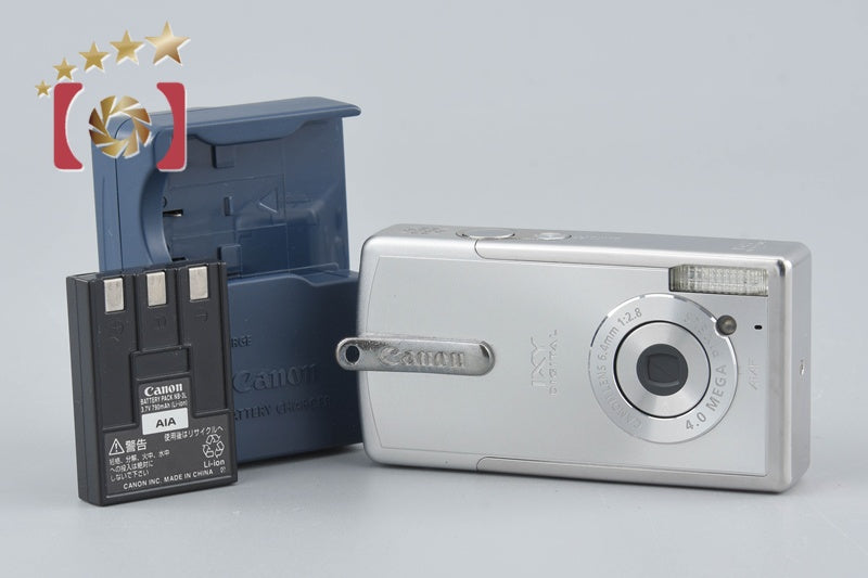 [Used] Canon IXY Digital L Platinum Silver Compact Digital Camera