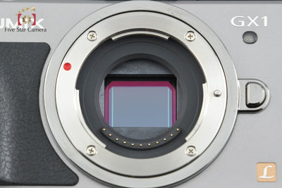 [Used] Panasonic LUMIX DMC-GX1 Blade Silver + G VARIO 14-42mm f/3.5-5.6 ASPH. MEGA O.I.S. H-FS014042 Low Shutter Count