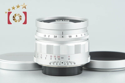 【Used】Voigtlander Nokton 50mm f/1.5 Aspherical Silver L39 Leica Screw Mount