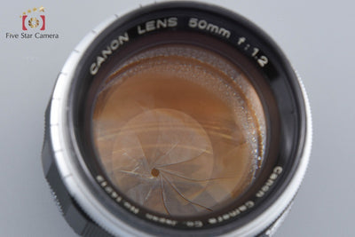 Used] Canon 50mm f/1.2 L39 Leica Screw Mount